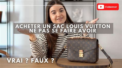 comment savoir si un louis vuitton est vrai|Comment repérer une fausse pochette L.